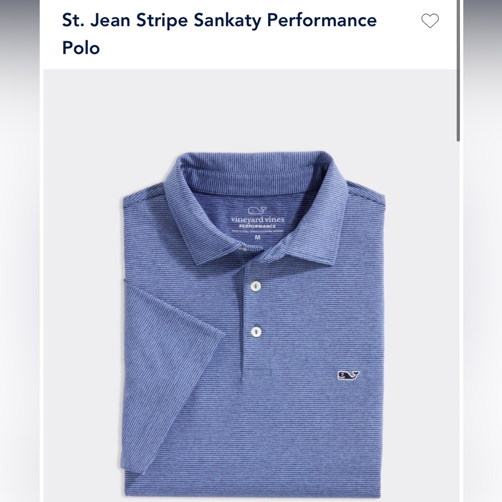 St Jean Stripe Performance Polo-m